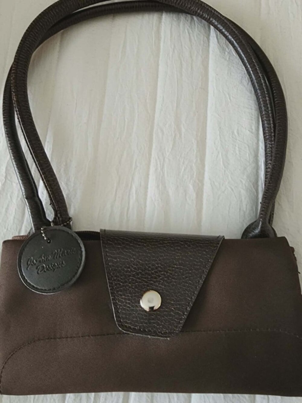 Jean Marie Designs Brown Foldable Travel Tote Bag with Storage Pouch